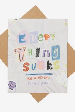 Typo Cards Blank Card