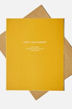 Typo Cards Anniversary Card