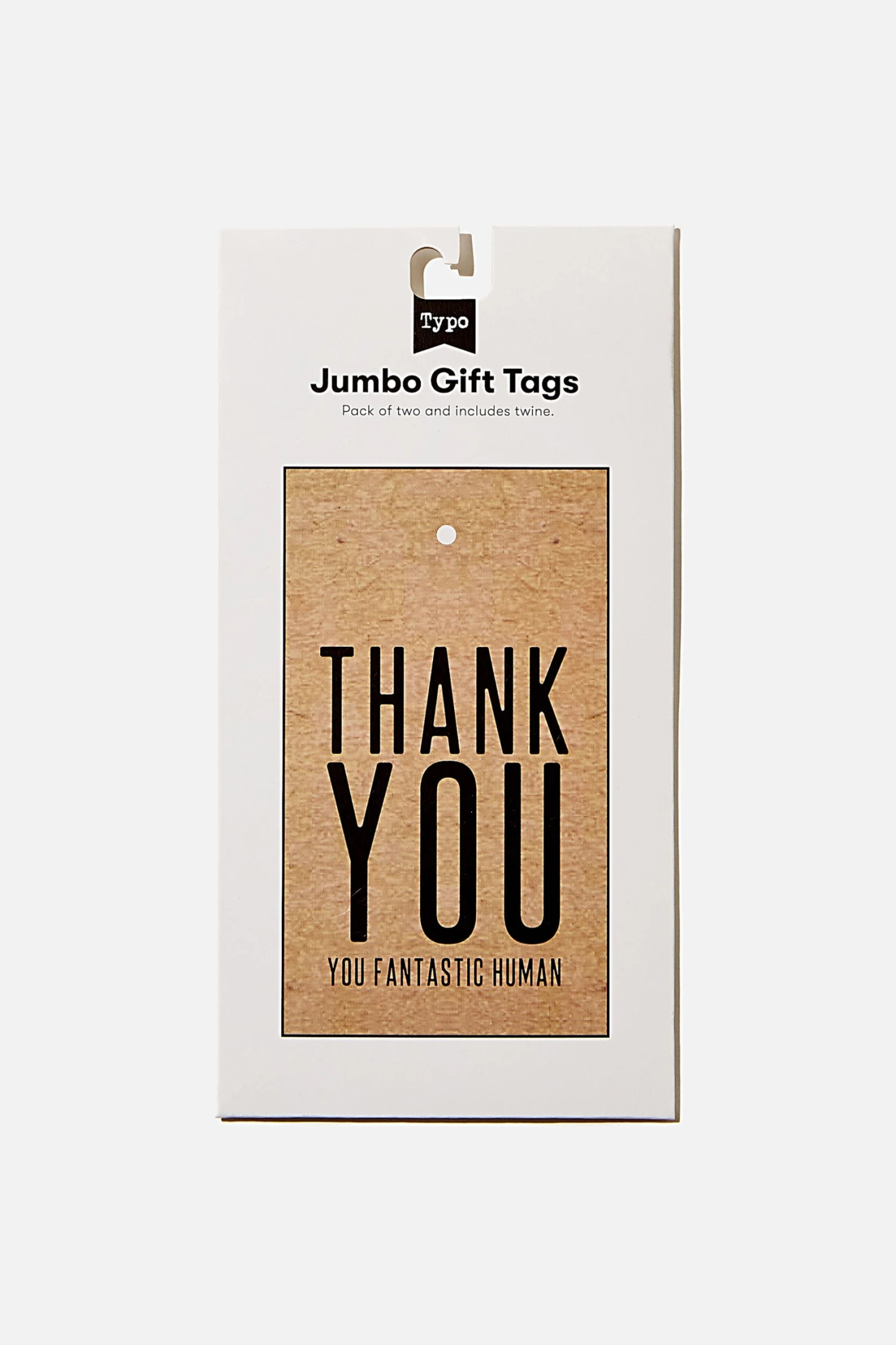 Typo Cards & Gift Wrap Jumbo Gift Tag Pack 4 Typo Cards & Gift Wrap Jumbo Gift Tag Pack - Image 2