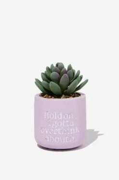 Typo Planters & Vases Tiny Planter With Plant