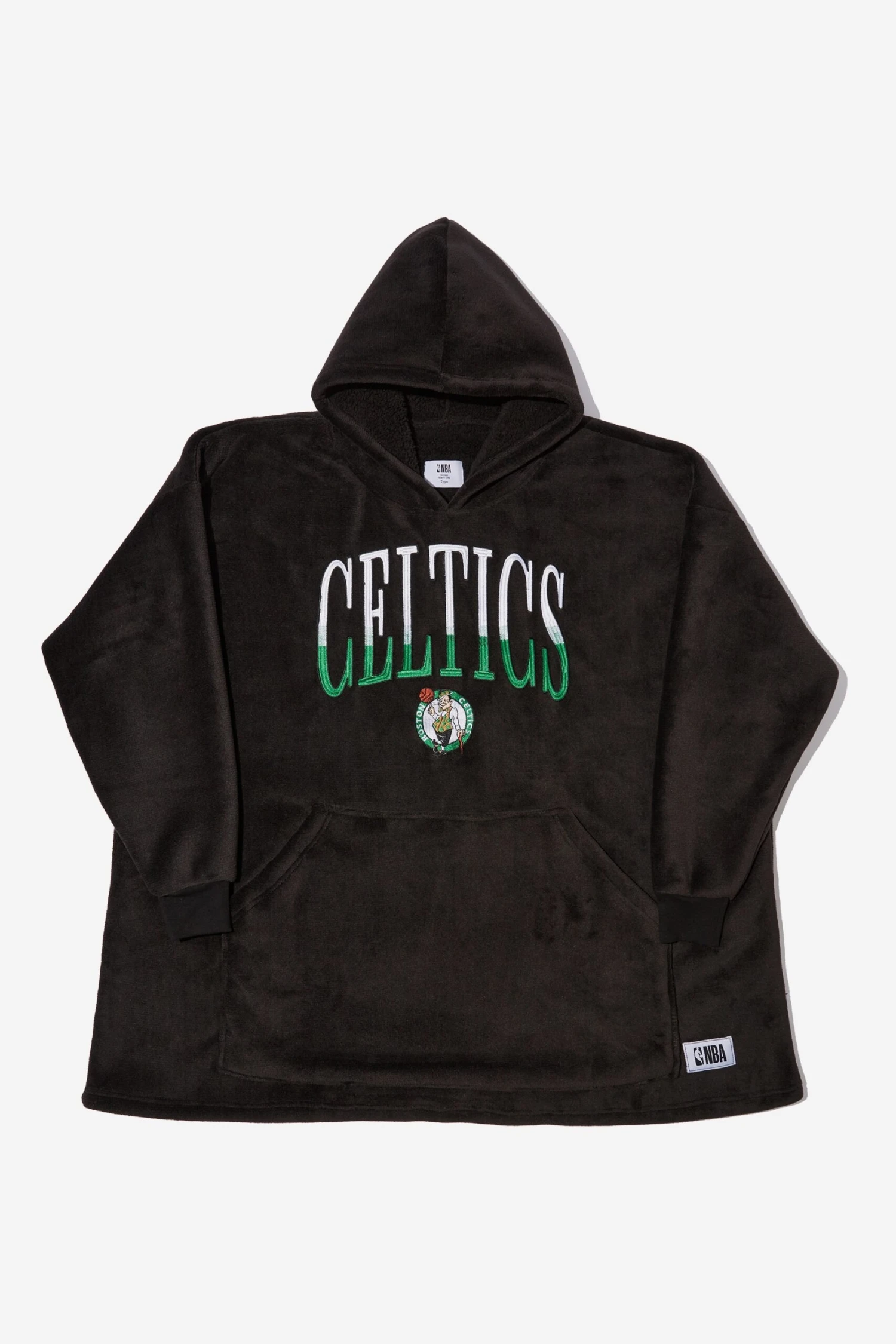 Typo Home NBA Boston Celtics Oversized Hoodie 4 Typo Home NBA Boston Celtics Oversized Hoodie - Image 2
