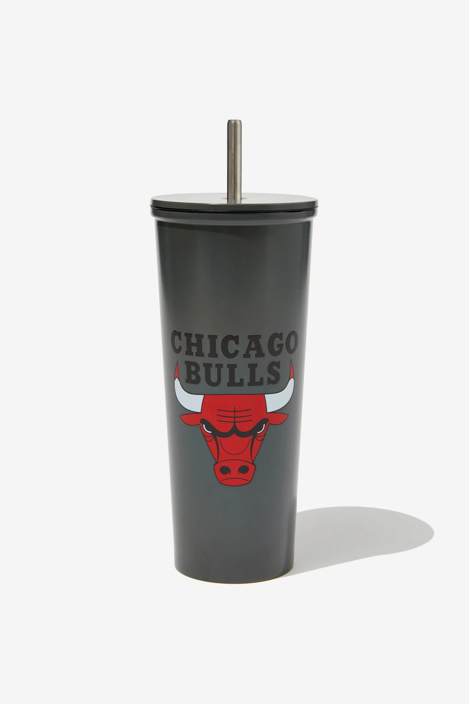 Typo Kitchen + Bar NBA Chicago Bulls Metal Smoothie Cup 3 Typo Kitchen + Bar NBA Chicago Bulls Metal Smoothie Cup