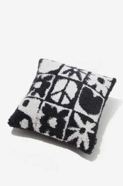 Typo Cushions Tufted Get Cushy Cushion