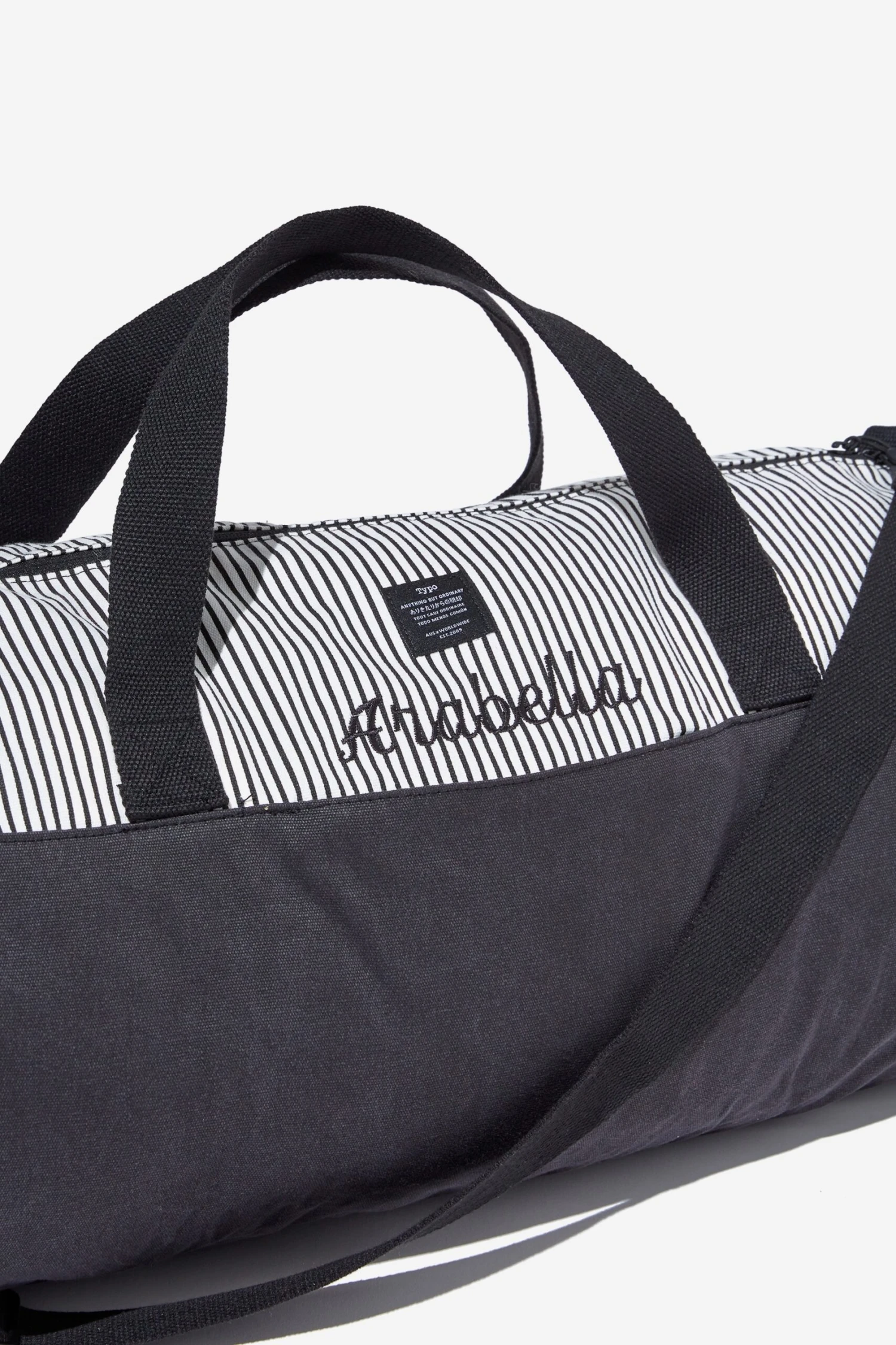 Typo Bags & Totes Personalised Weekender Barrel Bag 4 Typo Bags & Totes Personalised Weekender Barrel Bag - Image 2