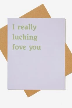 Typo Cards Love Card